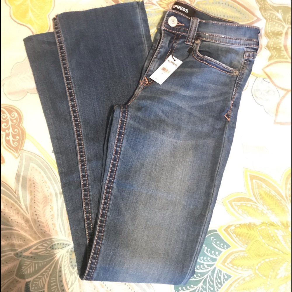 Express Barely boot jeans